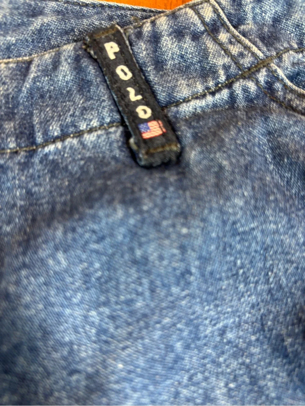 Polo by Ralph Lauren Indigo Denim Cargo Shorts y2k vintage